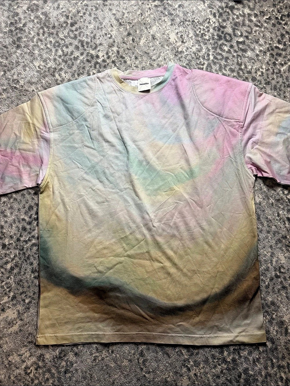 Nanushka Alane Top - Sunrise Haze short-sleeve tee